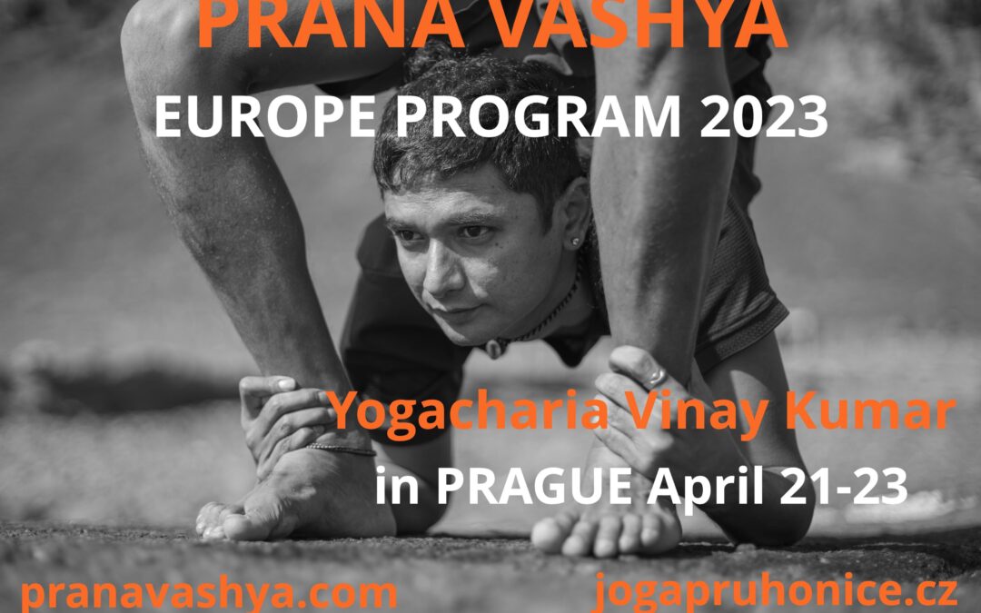 21. – 23. 4. 2023 – PRANA VASHYA WORKSHOP  with  VINAY KUMAR – EUROPE PROGRAM